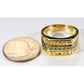 Orocal Gold Nugget Men's Ring with Diamonds RM1105DN-Destination Gold Detectors
