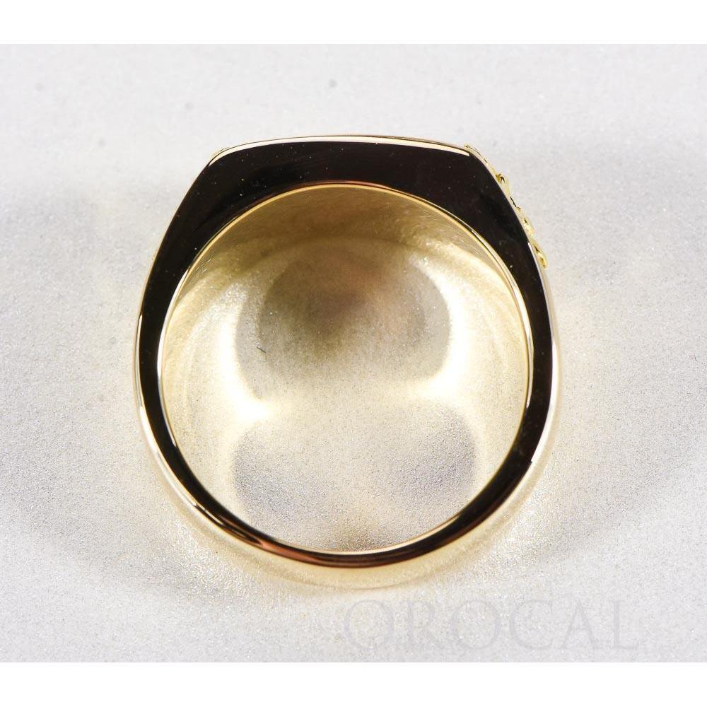 Orocal Gold Nugget Men's Ring with Diamonds RM1105DN-Destination Gold Detectors