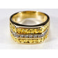 Orocal Gold Nugget Men's Ring with Diamonds RM1105DN-Destination Gold Detectors