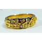 Orocal Gold Nugget Men's Ring with Diamonds RM195D6-Destination Gold Detectors