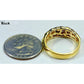 Orocal Gold Nugget Men's Ring with Diamonds RM195D6-Destination Gold Detectors