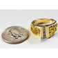 Orocal Gold Nugget Men's Ring with Diamonds RM376D40-Destination Gold Detectors