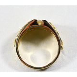 Orocal Gold Nugget Men's Ring with Diamonds RM376D40-Destination Gold Detectors