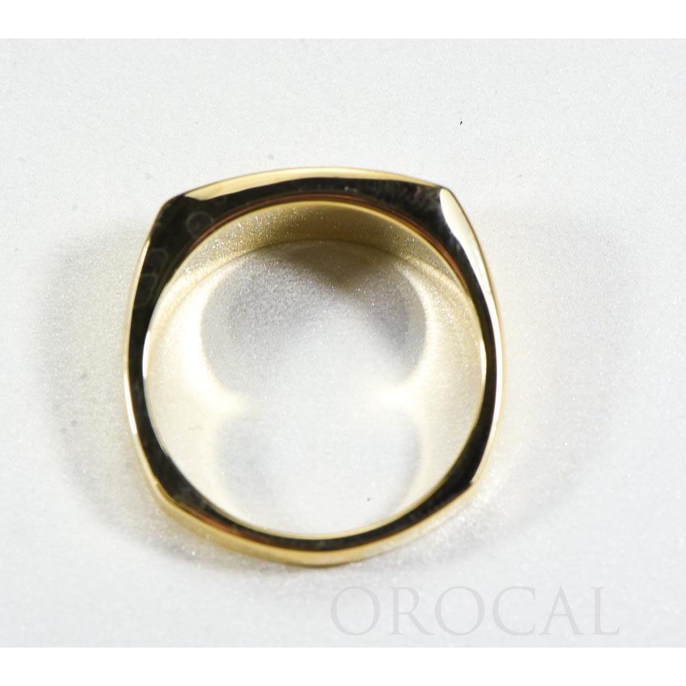 Orocal Gold Nugget Men's Ring with Diamonds RM817D12N-Destination Gold Detectors