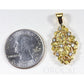 Orocal Gold Nugget Pendant with Diamonds PN239D14X-Destination Gold Detectors