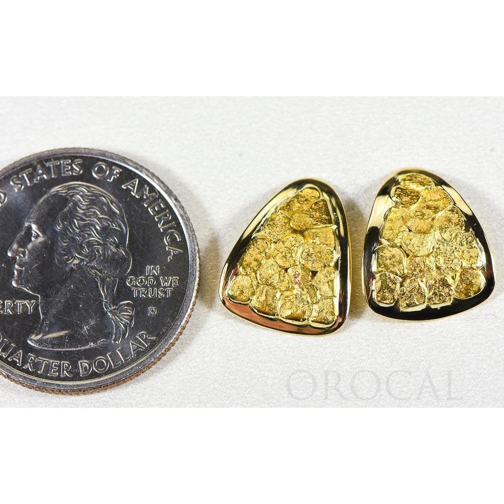 Orocal Gold Nugget Stud Earrings EH25-Destination Gold Detectors