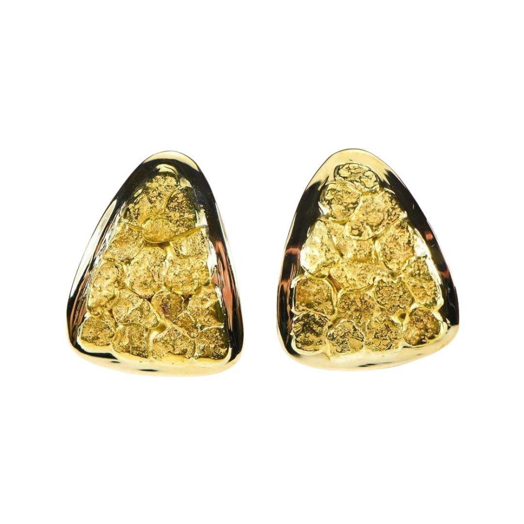 Orocal Gold Nugget Stud Earrings EH25-Destination Gold Detectors