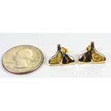 Orocal Gold Nugget Whale Tail Earrings EDLWT12-Destination Gold Detectors