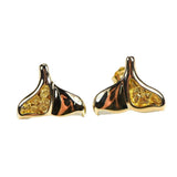 Orocal Gold Nugget Whale Tail Earrings EDLWT12-Destination Gold Detectors