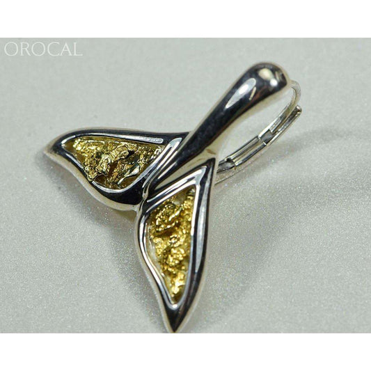 Orocal Gold Nugget Whale Tail Pendant EWT44LNLB-Destination Gold Detectors