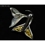 Orocal Gold Nugget Whale Tail Pendant EWT44LNLB-Destination Gold Detectors