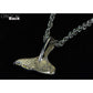 Orocal Gold Nugget Whale Tail Pendant PDLWT113NSS-Destination Gold Detectors
