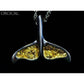 Orocal Gold Nugget Whale Tail Pendant PDLWT8MNSSX-Destination Gold Detectors