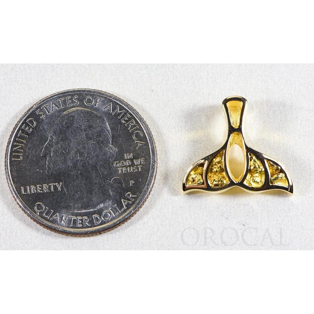 Orocal Gold Nugget Whale Tail Pendant PWT21X-Destination Gold Detectors