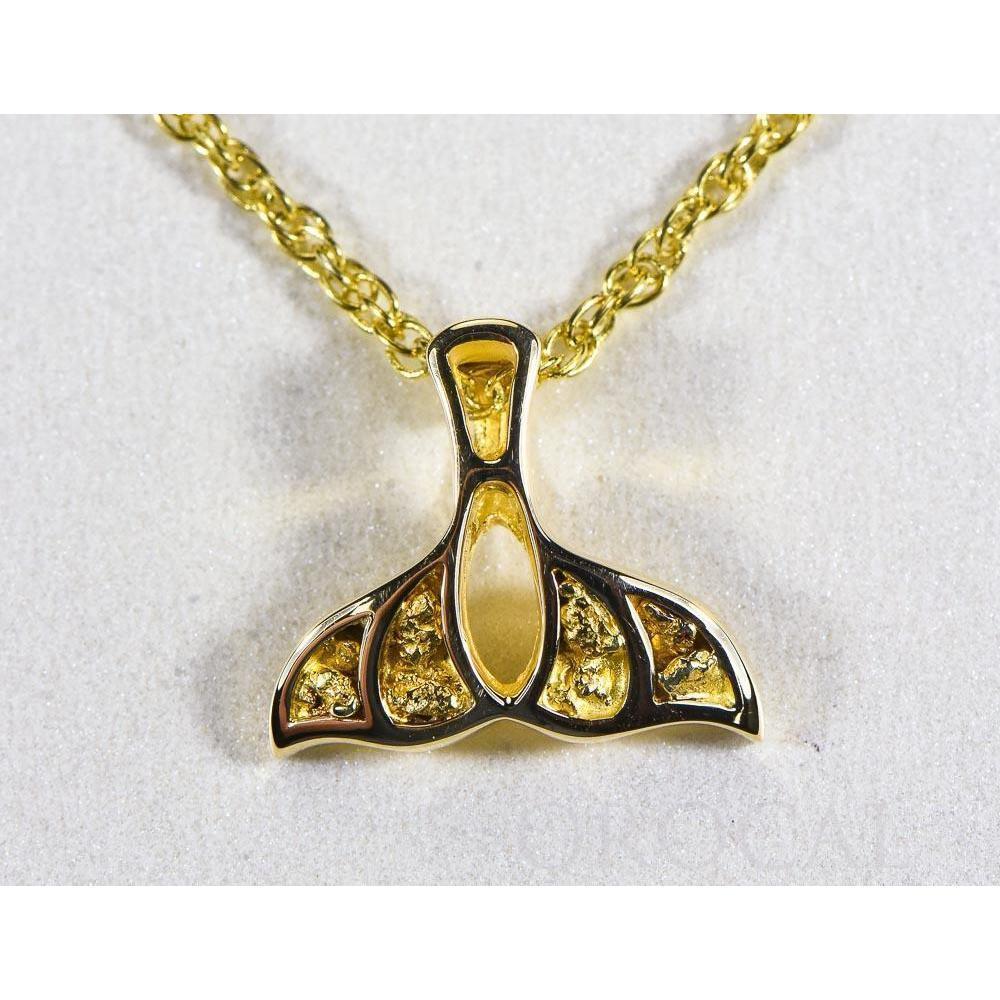 Orocal Gold Nugget Whale Tail Pendant PWT21X-Destination Gold Detectors