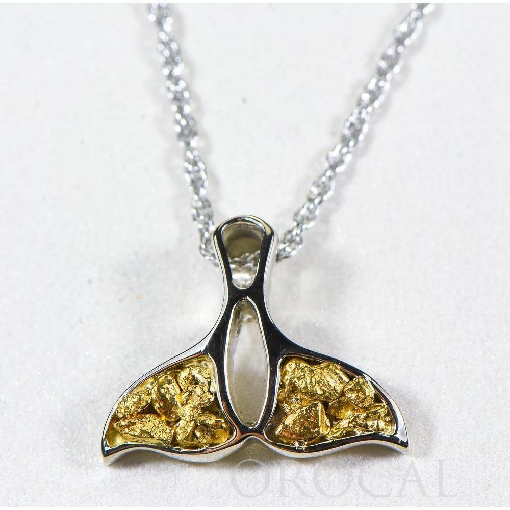 Orocal Gold Nugget Whale Tail Pendant PWT24WX-Destination Gold Detectors