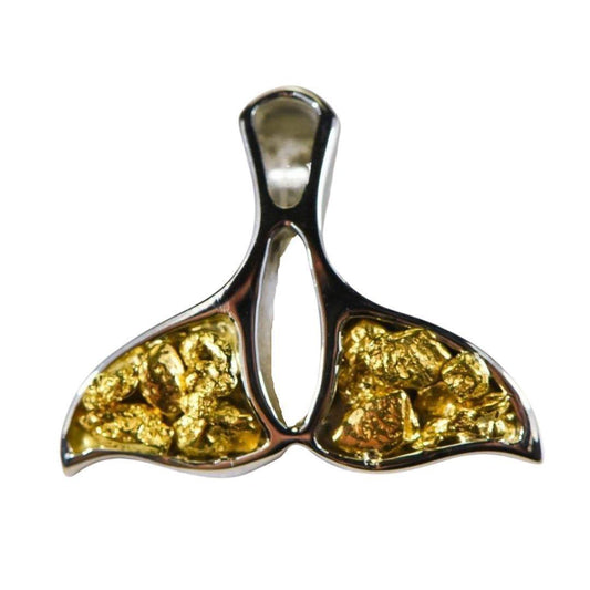 Orocal Gold Nugget Whale Tail Pendant PWT24WX-Destination Gold Detectors