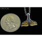 Orocal Gold Nugget Whale Tail Pendant PWT32NSSX-Destination Gold Detectors