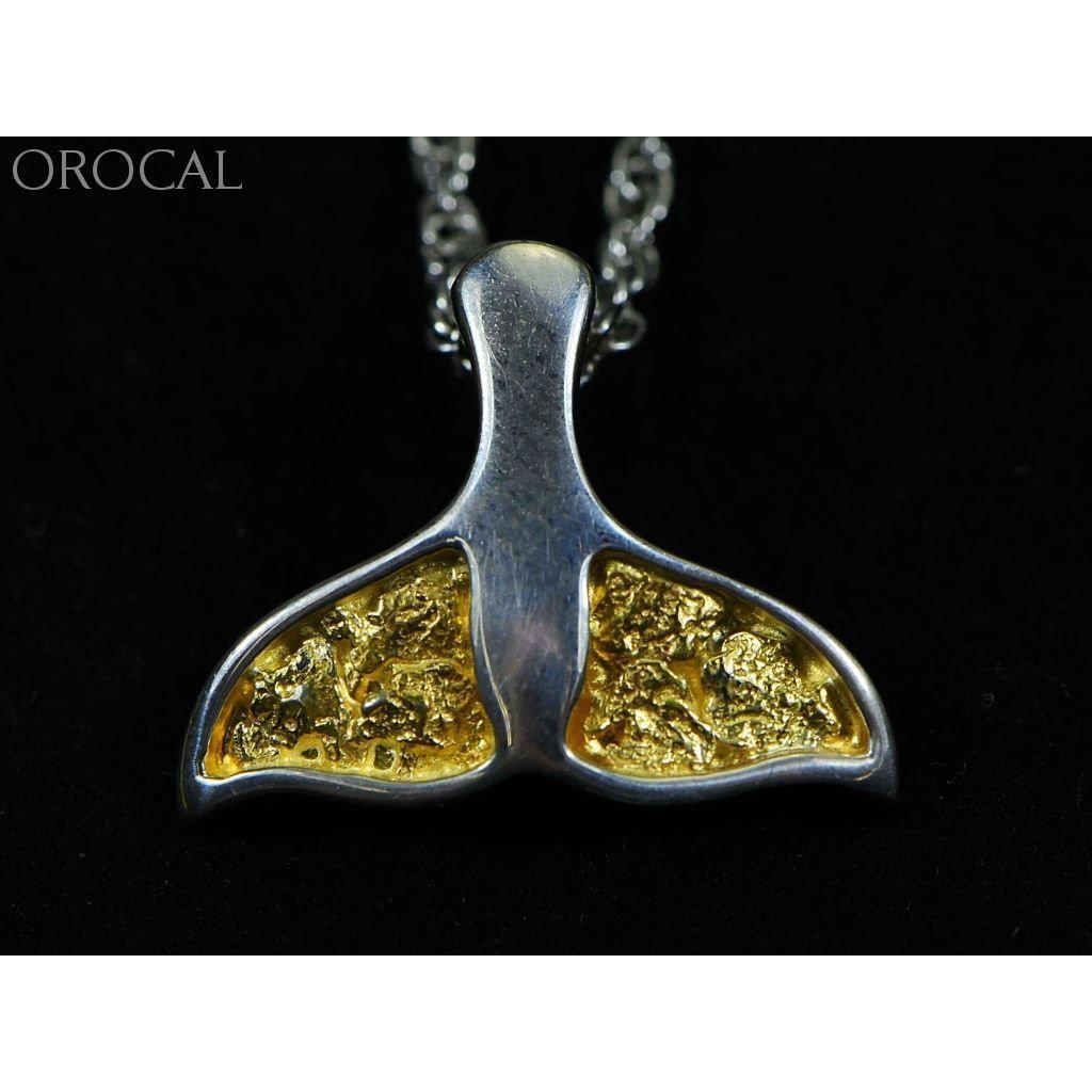 Orocal Gold Nugget Whale Tail Pendant PWT32NSSX-Destination Gold Detectors