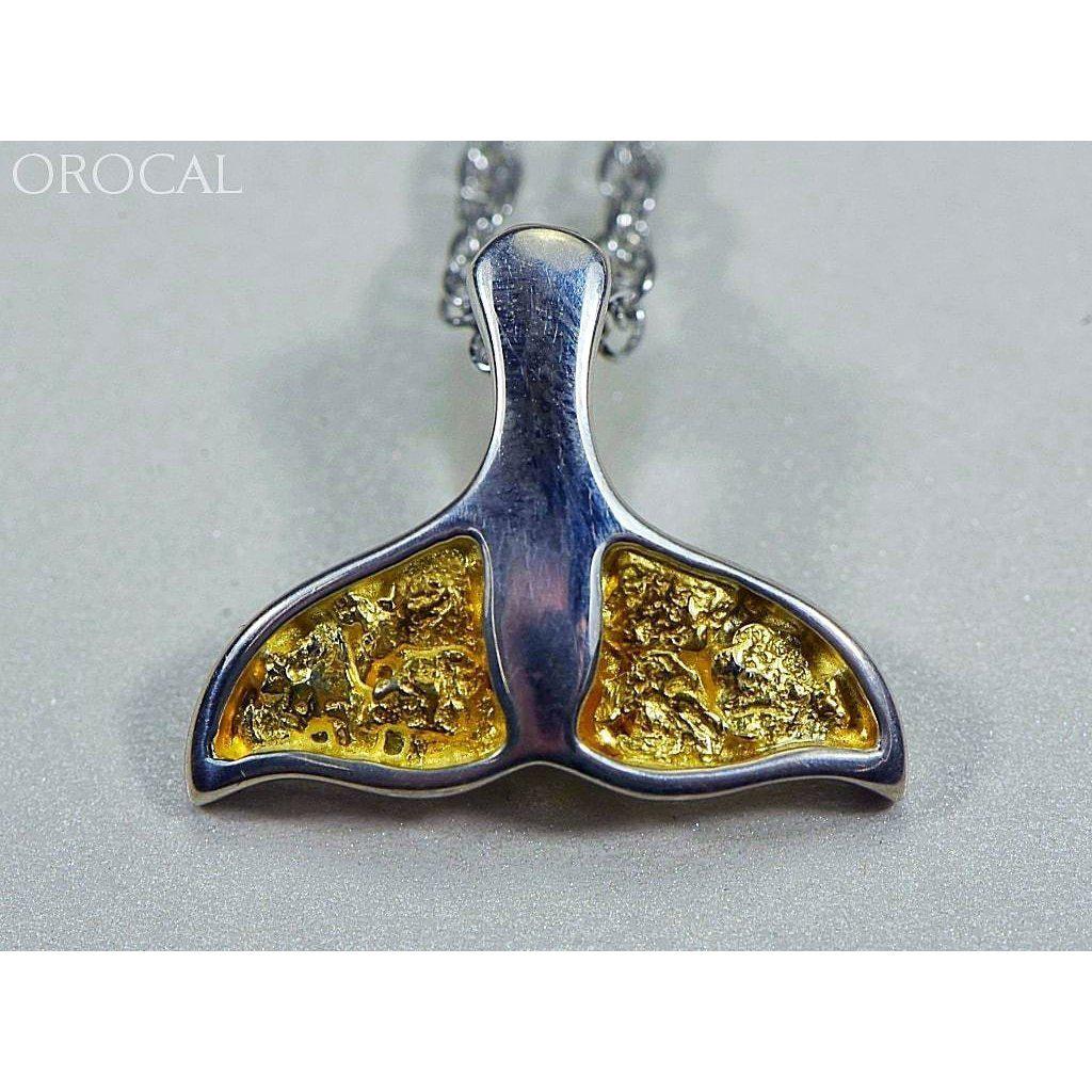 Orocal Gold Nugget Whale Tail Pendant PWT32NSSX-Destination Gold Detectors