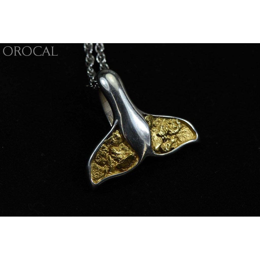 Orocal Gold Nugget Whale Tail Pendant PWT34NSS-Destination Gold Detectors