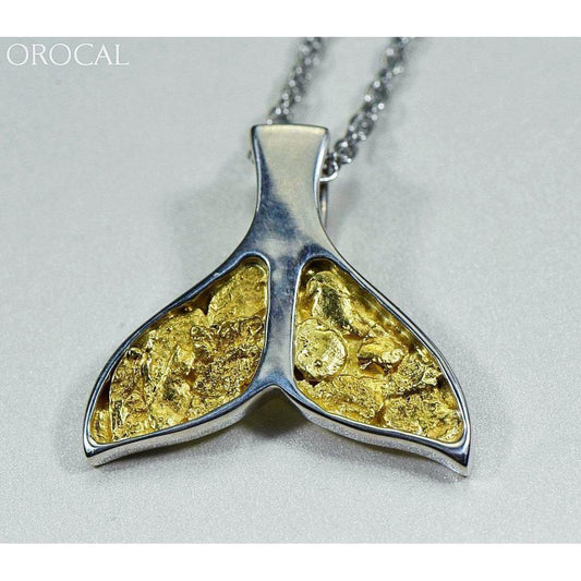 Orocal Gold Nugget Whale Tail Pendant PWT35NSSX-Destination Gold Detectors