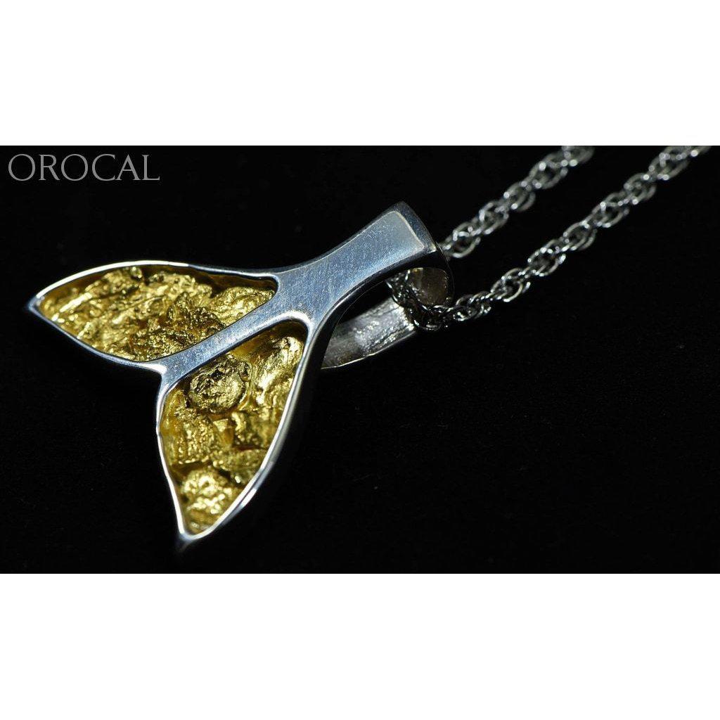Orocal Gold Nugget Whale Tail Pendant PWT35NSSX-Destination Gold Detectors