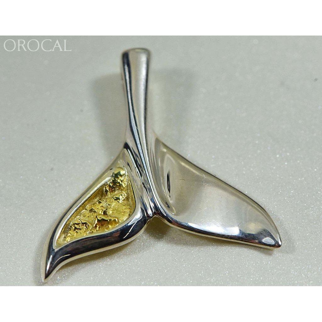 Orocal Gold Nugget Whale Tail Pendant PWT43LNSS-Destination Gold Detectors