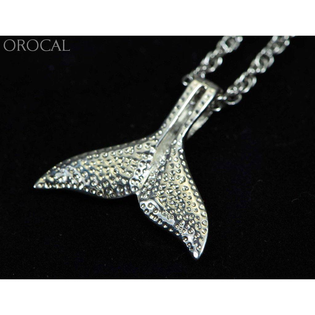 Orocal Gold Nugget Whale Tail Pendant PWT44LNSS-Destination Gold Detectors