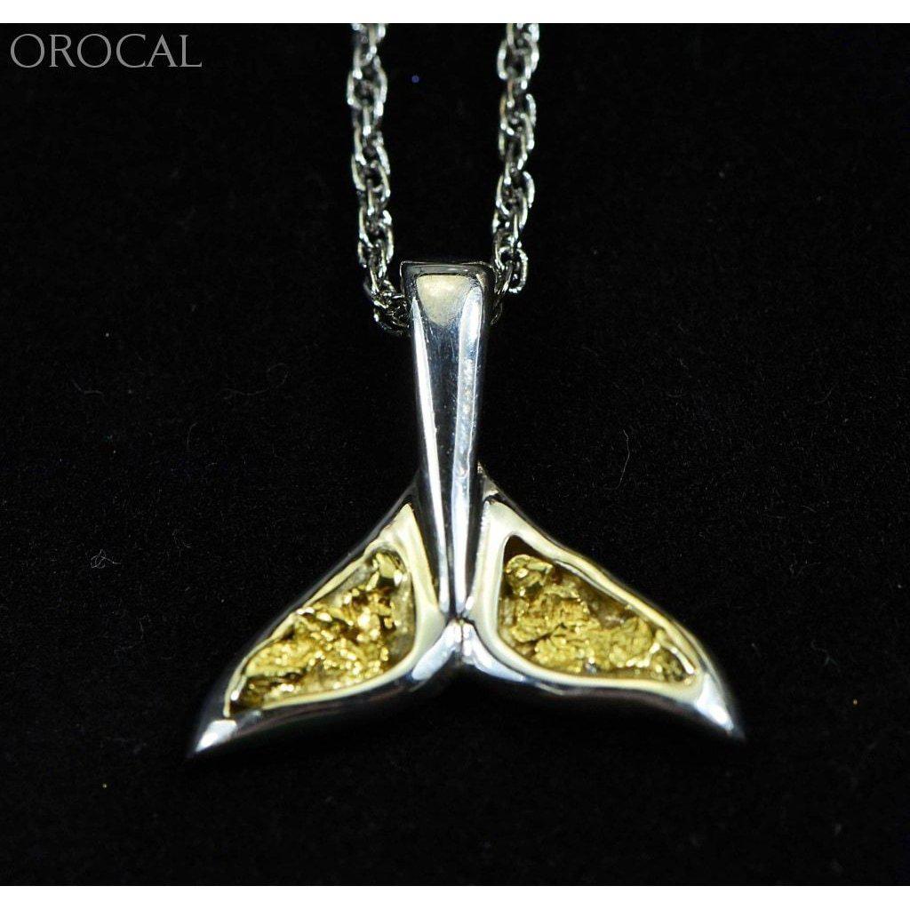Orocal Gold Nugget Whale Tail Pendant PWT44SNSS-Destination Gold Detectors
