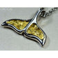 Orocal Gold Nugget Whales Tail Pendant PAJWT301NSS-Destination Gold Detectors