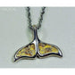 Orocal Gold Nugget Whales Tail Pendant PAJWT301NSS-Destination Gold Detectors
