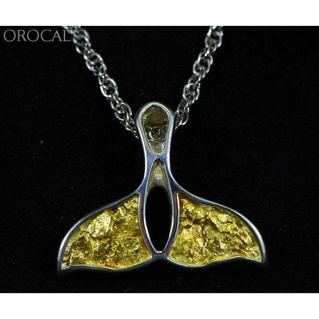 Orocal Gold Nugget Whales Tail Pendant PWT26NSSX-Destination Gold Detectors