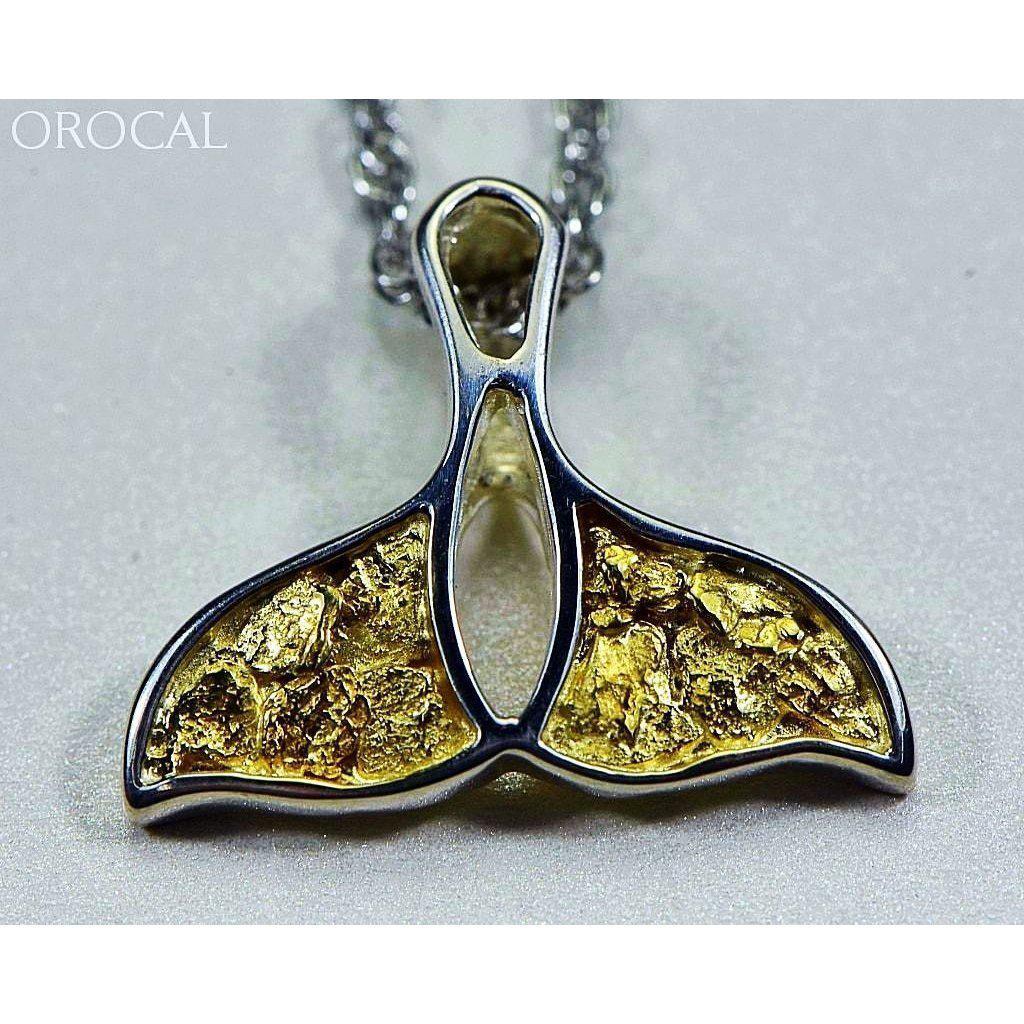 Orocal Gold Nugget Whales Tail Pendant PWT26NSSX-Destination Gold Detectors