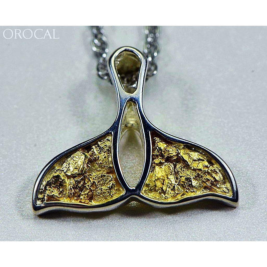 Orocal Gold Nugget Whales Tail Pendant PWT26NSSX-Destination Gold Detectors