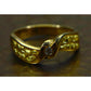 Orocal Gold Nugget and Diamond Ladies Ring RL404D5-Destination Gold Detectors