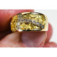 Orocal Gold Nugget with Diamonds Ladies Ring RL1114D22N-Destination Gold Detectors