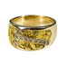 Orocal Gold Nugget with Diamonds Ladies Ring RL1114D22N-Destination Gold Detectors