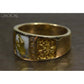 Orocal Gold Nugget/Quartz Men's Ring with Diamonds RM732LDNQ-Destination Gold Detectors