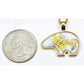Orocal Gold Quartz Bear Pendant PBR1JHQX-Destination Gold Detectors