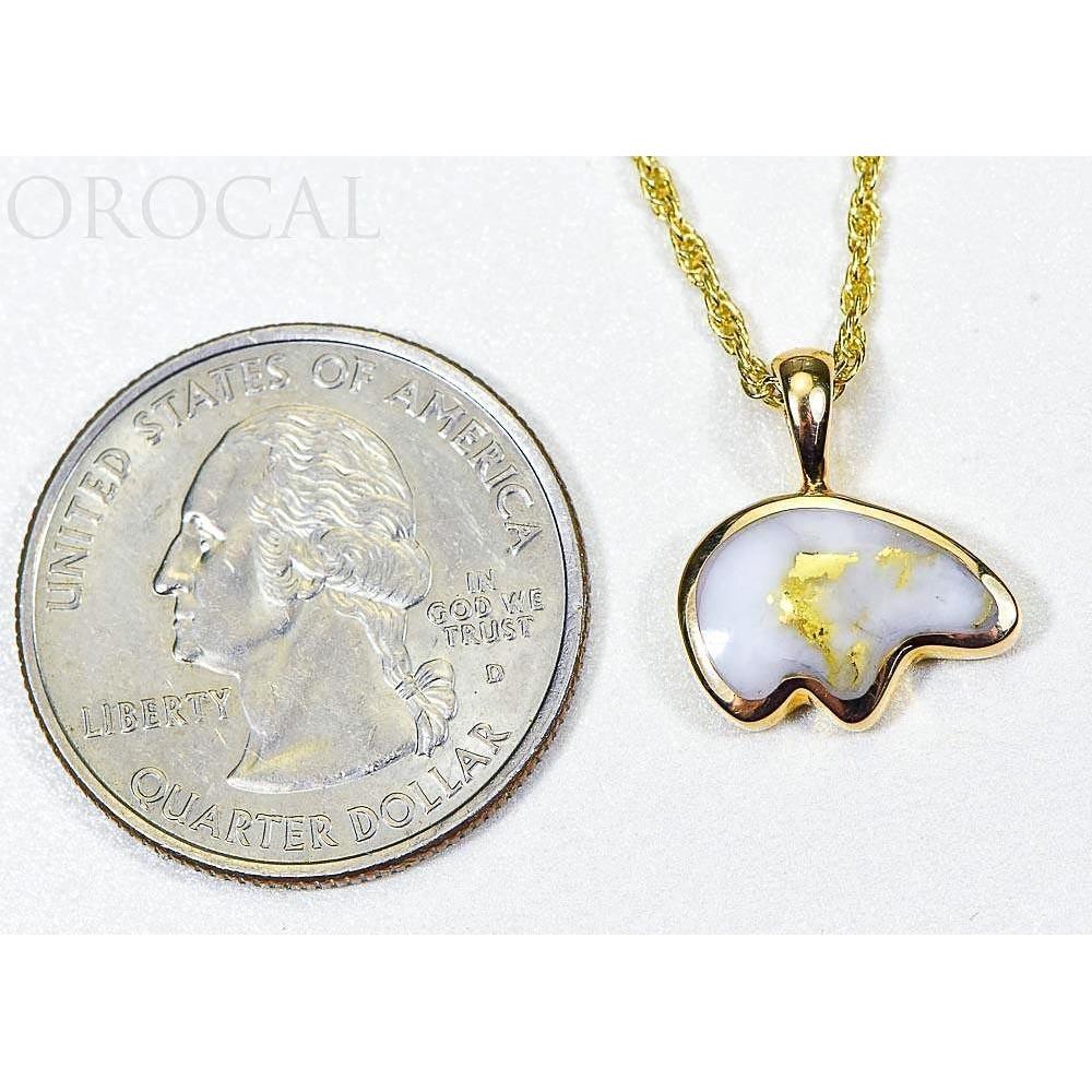 Orocal Gold Quartz Bear Peandant PBR1MHQX-Destination Gold Detectors