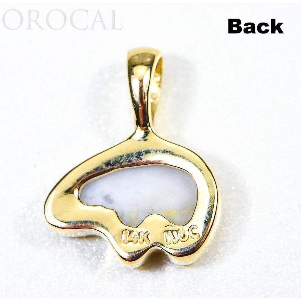 Orocal Gold Quartz Bear Pendant PBR1SHQX-Destination Gold Detectors