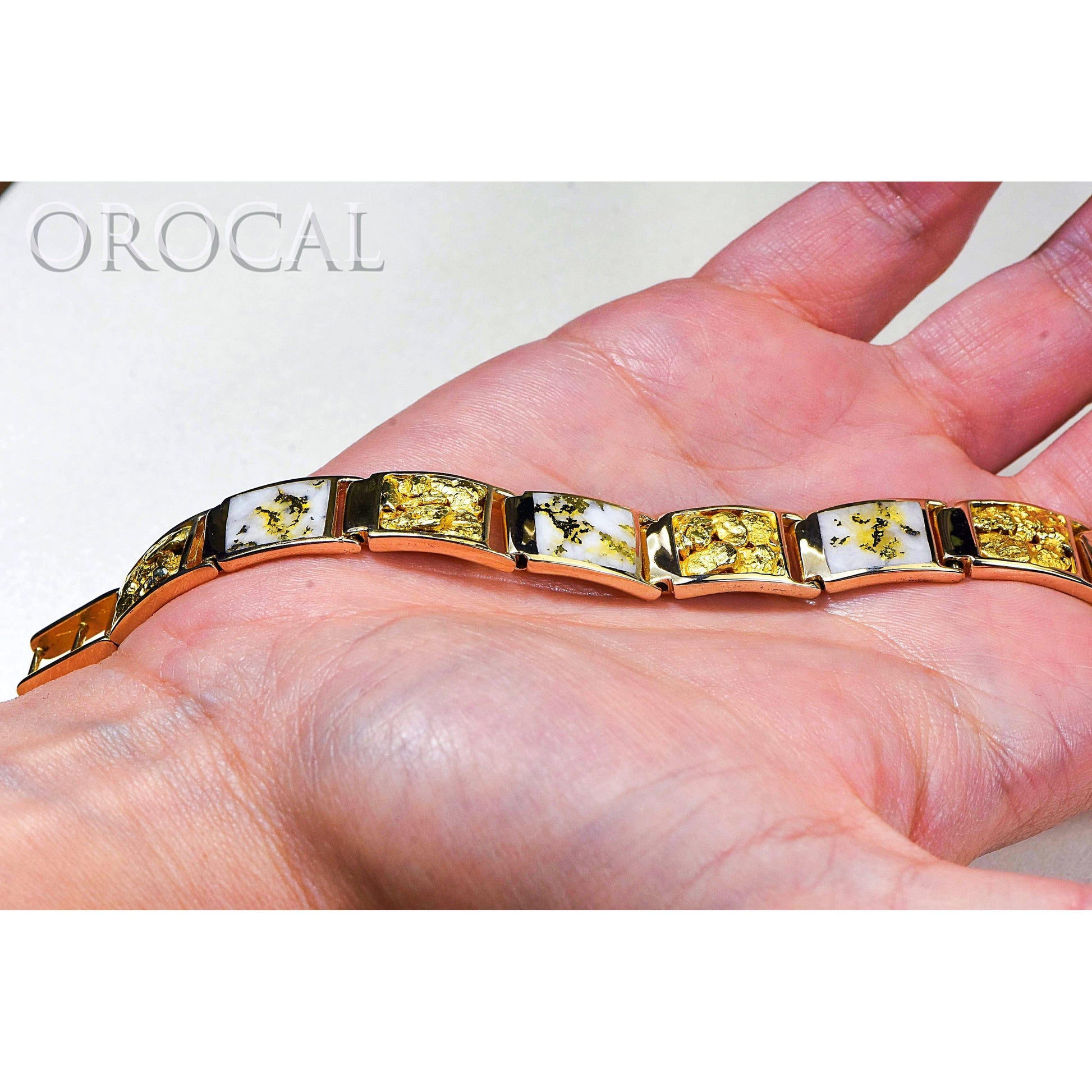 Orocal Gold Quartz Bracelet B12MMOLQL11-Destination Gold Detectors