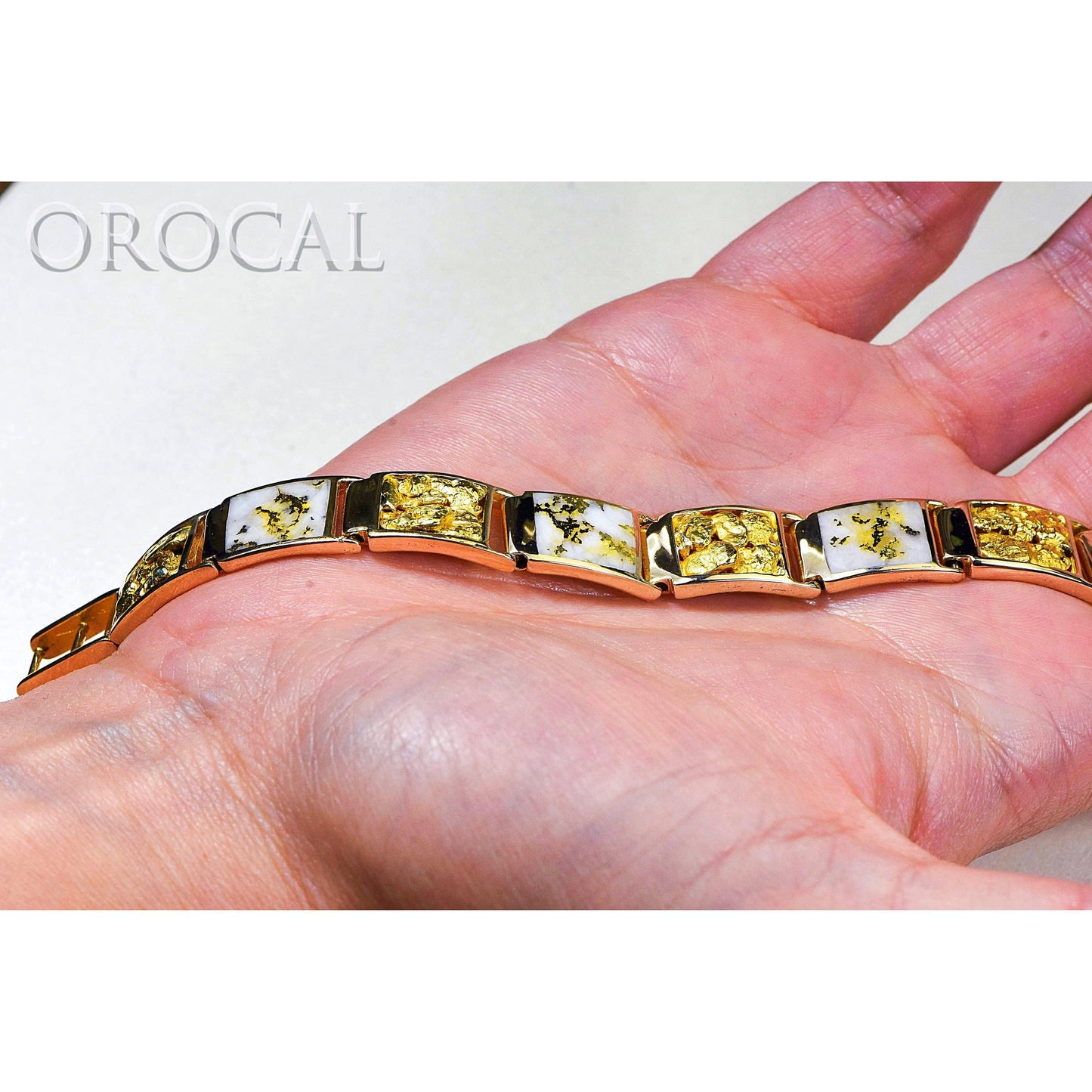 Orocal Gold Quartz Bracelet B12MMOLQL11-Destination Gold Detectors