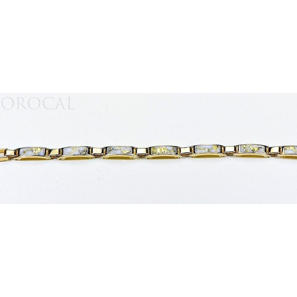 Orocal Gold Quartz Bracelet B5.5MM7LQ-Destination Gold Detectors