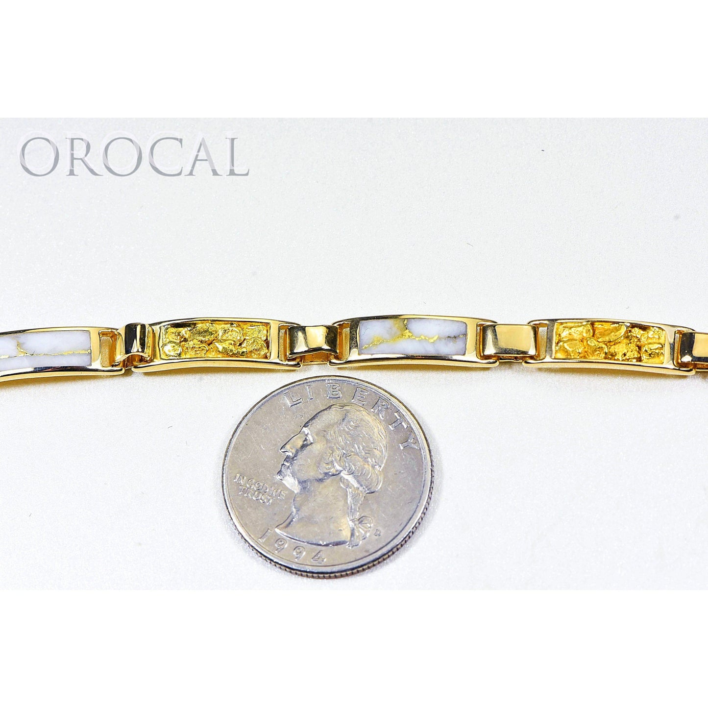 Orocal Gold Quartz Bracelet B5.5MMOLQ-Destination Gold Detectors