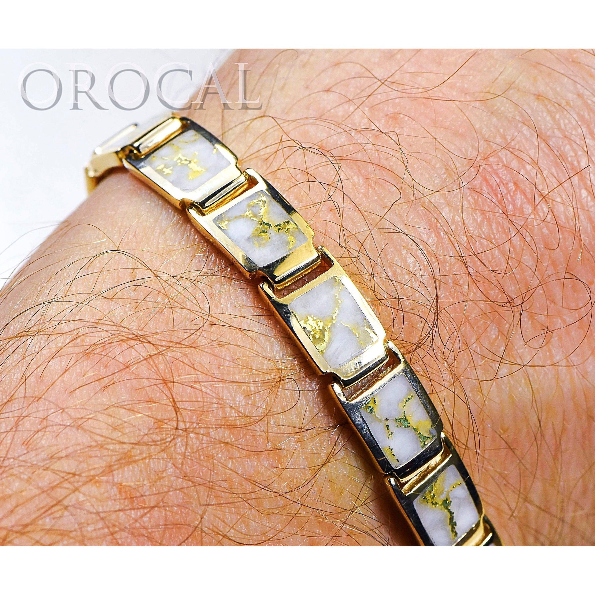 Orocal Gold Quartz Bracelet B8MMH14LQ*-Destination Gold Detectors