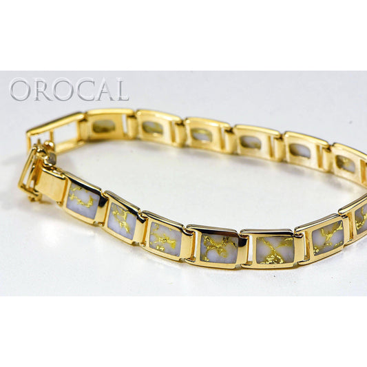 Orocal Gold Quartz Bracelet B8MMH14LQ*-Destination Gold Detectors