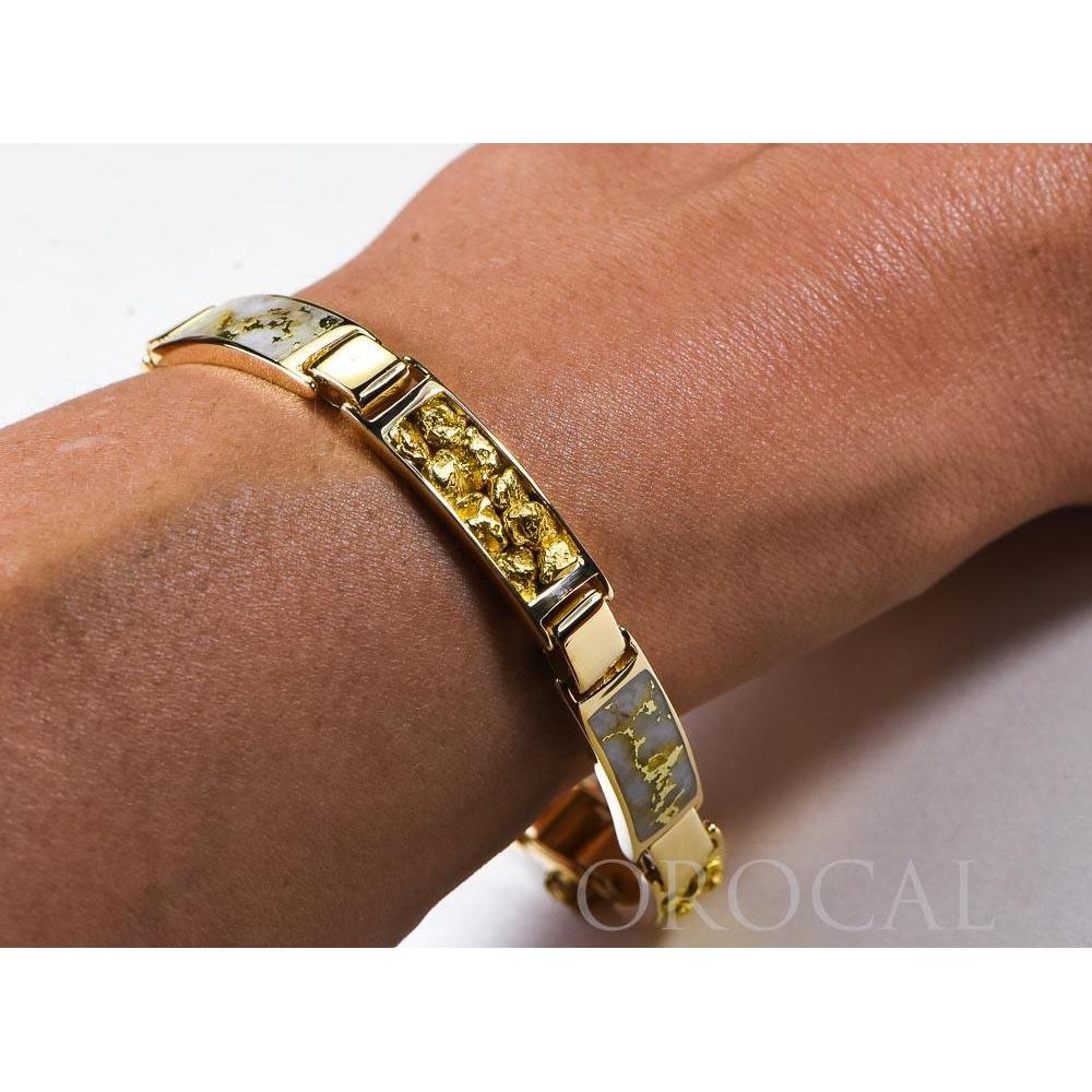 Orocal Gold Quartz Bracelet B8MMNQ6L-Destination Gold Detectors