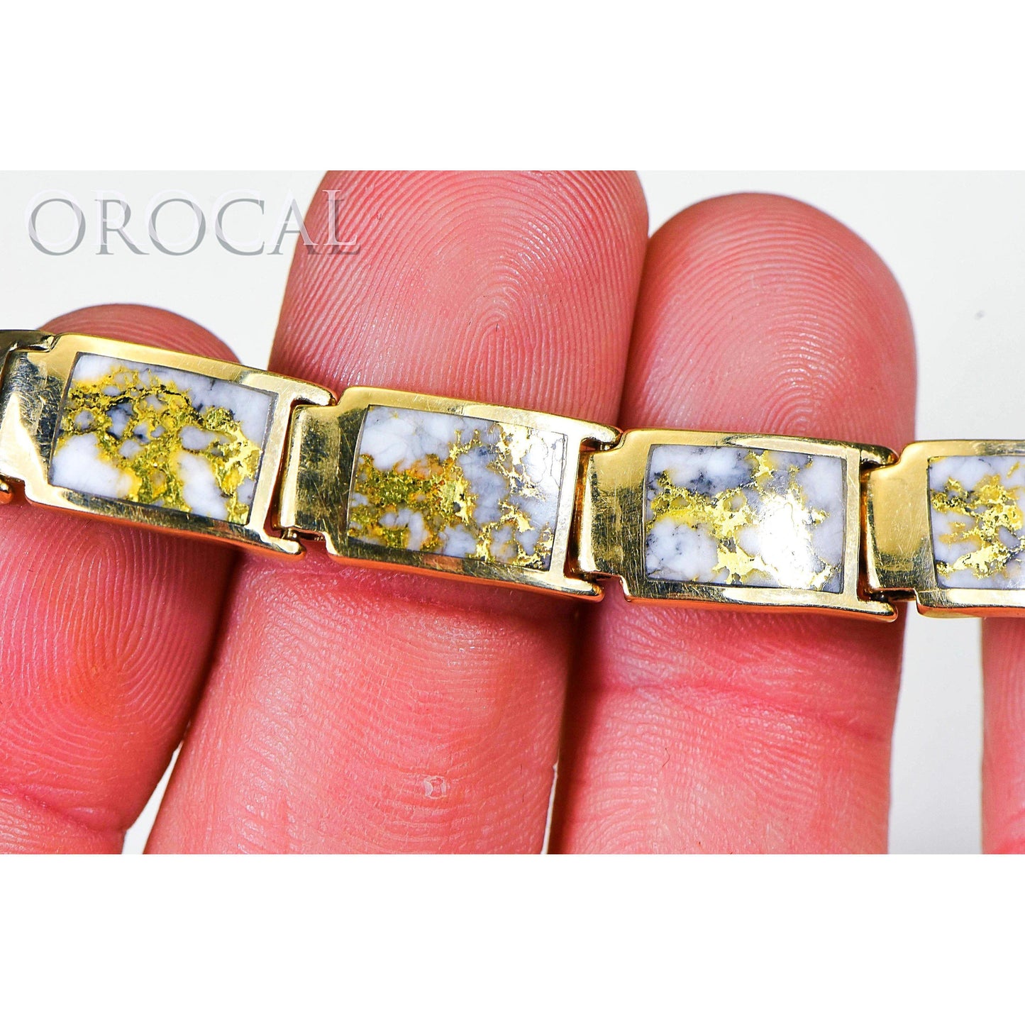 Orocal Gold Quartz Bracelet B9.5MMH11LQ-Destination Gold Detectors